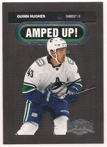 2021 SkyBox Metal Universe Amped Up #AU-22 Quinn Hughes