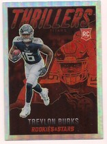 2022 Panini Rookies & Stars Thrillers Silver #27 Treylon Burks