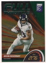 2022 Donruss Elite Full Throttle Green #FT-6 Devin Duvernay