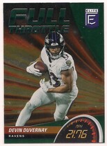 2022 Donruss Elite Full Throttle Green #6 Devin Duvernay