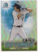 2023 Bowman Chrome Sights on September #SOS-10 Zac Veen