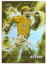 2018 Topps Fire Speed Demons Gold Minted #SD-1 Jose Altuve