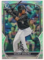 2023 Bowman Chrome Prospects Lunar Glow Refractor #BCP-6 Wilber Sanchez