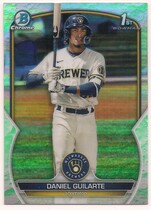 2023 Bowman Chrome Prospects Lunar Glow Refractor #BCP-21 Daniel Guilarte