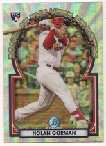 2023 Bowman Chrome Rookie of the Year ROY Favorites #ROYF-5 Nolan Gorman
