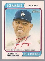2023 Topps Heritage Real One Autos Special Edition Red Ink #ROA-FF Freddie Freeman