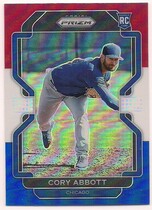 2022 Panini Prizm Red White & Blue Prizm #181 Cory Abbott