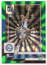 2022 Donruss Green Holo Laser #187 Georges Niang