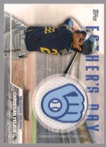 2023 Topps Fathers Day Commemorative Team Patch #FD-CY Christian Yelich