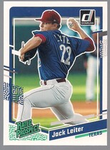 2023 Donruss Base Set #51 Jack Leiter