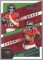 2022 Panini Contenders Touchdown Tandems #3 Mike Evans|Tom Brady