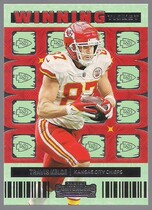 2022 Panini Contenders Winning Ticket #9 Travis Kelce