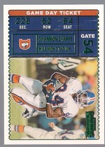 2022 Panini Contenders Game Day Ticket Emerald #12 Shannon Sharpe