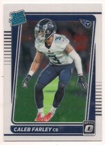 2021 Donruss Optic #249 Caleb Farley