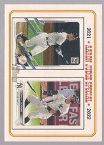 2023 Topps Heritage #4 Aaron Judge Tribute