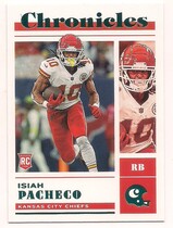 2022 Panini Chronicles Teal #36 Isiah Pacheco