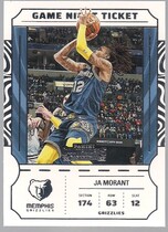 2022 Panini Contenders Game Night Ticket #12 Ja Morant