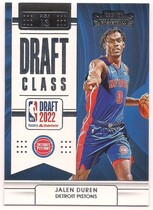 2022 Panini Contenders 2022 Draft Class Contenders #18 Jalen Duren