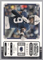 2023 Panini Chronicles Draft Picks Contenders College Ticket #25 Joey Porter Jr.