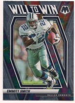 2021 Panini Mosaic Will to Win #WW-18 Emmitt Smith