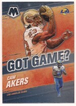 2021 Panini Mosaic Got Game #GG-9 Cam Akers