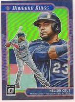 2021 Donruss Optic Lime Green #6 Nelson Cruz