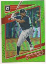 2021 Donruss Optic Lime Green #146 Xander Bogaerts