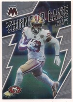 2022 Panini Mosaic Thunder Lane #TL-12 Deebo Samuel