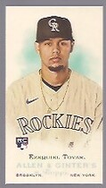 2023 Topps Allen & Ginter Mini Rookie Design Variation #RDV-14 Ezequiel Tovar