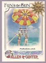 2023 Topps Allen & Ginter Fun in the Sun #FITS-14 Parasailing