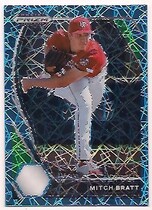2021 Panini Prizm Draft Picks Carolina Blue Velocity Prizm #PDP134 Mitch Bratt