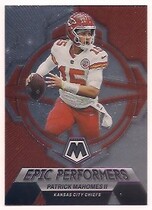 2023 Panini Mosaic Epic Performers #1 Patrick Mahomes Ii