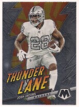 2023 Panini Mosaic Thunder Lane #25 Josh Jacobs