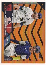 2023 Topps Update Orange and Black Foil #US251 Corbin Burnes|William Contreras