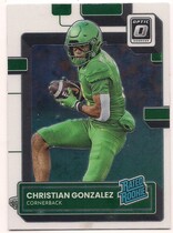 2023 Panini Chronicles Draft Picks Donruss Optic Rated Rookie #8 Christian Gonzalez