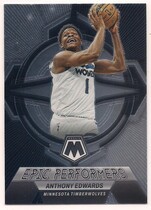 2022 Panini Mosaic Epic Performers #16 Anthony Edwards