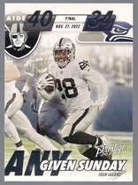 2023 Panini Prestige Any Given Sunday #ASG-12 Josh Jacobs