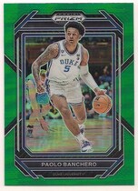 2023 Panini Prizm Draft Picks Green Prizm #74 Paolo Banchero