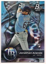2023 Bowman Platinum Ice Pattern Foil #80 Jonathan Aranda