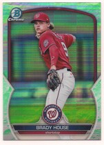 2023 Bowman Chrome Prospects Lunar Glow Refractor #BCP-68 Brady House