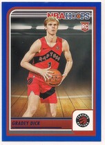 2023 Panini NBA Hoops Blue #243 Gradey Dick