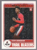 2023 Panini NBA Hoops Winter #297 Scoot Henderson