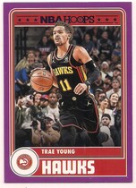 2023 Panini NBA Hoops Purple #288 Trae Young