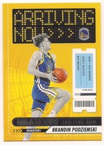 2023 Panini NBA Hoops Arriving Now #15 Brandin Podziemski