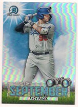 2023 Bowman Chrome Sights on September #SOS-5 Andy Pages