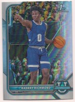 2021 Bowman University Chrome Refractor #37 Kadary Richmond
