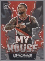 2022 Donruss Optic My House #2 Damian Lillard