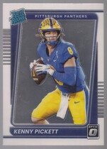 2022 Panini Chronicles Draft Picks Donruss Optic Rated Rookie #7 Kenny Pickett