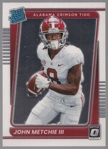 2022 Panini Chronicles Draft Picks Donruss Optic Rated Rookie #31 John Metchie Iii