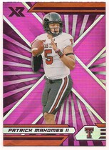 2022 Panini Chronicles Draft Picks XR Pink #25 Patrick Mahomes Ii